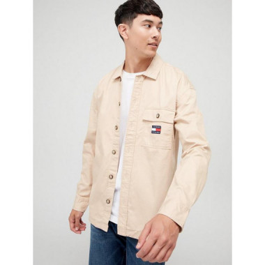 TJM CLASSIC SOLID OVERSHIRT TRENCH