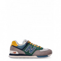 NEW BALANCE - Nb Classic Running 574V2 Green/blue/grey
