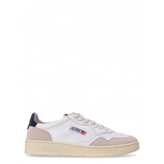 Zapatillas Hombre AUTRY AUTRY 01 Low Man Leat/suede Wht/blue