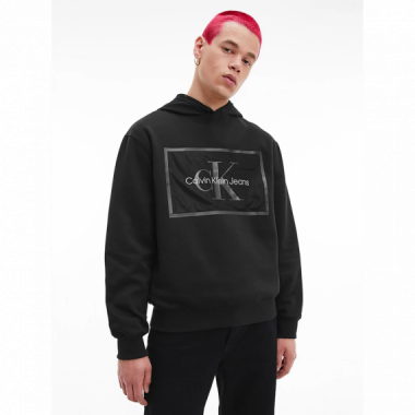 Calvin Klein black sweatshirt with logo chest
