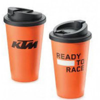 Taza Cafe KTM Naranja para Llevar