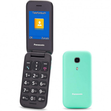 PANASONIC Téléphone portable KX-TU400 Turquoise
