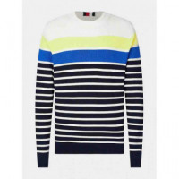 TOMMY HILFIGER - Breton Striped Sweater - F|MW0MW12282/YBL