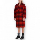 Abrigo Mujer TOMMY HILFIGER Wool Blend Db Check Coat