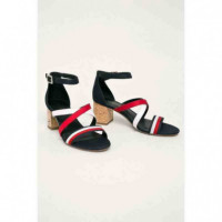 TOMMY HILFIGER - Corporate Detail Mid Sandal - FW0FW04614/DW5