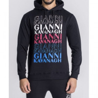 Gianni Kavanagh sweatshirt black multicolor logos