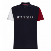 TOMMY HILFIGER - BRANDED COLORBLOCK REGULAR POLO SHIRT - F|MW0MW22090/0GY