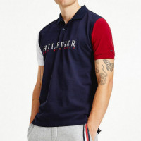 TOMMY HILFIGER - BRANDED COLORBLOCK REGULAR POLO SHIRT - F|MW0MW22090/0GY
