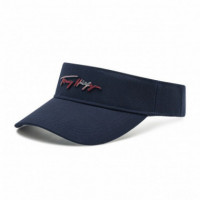 TOMMY HILFIGER - ICONIC SIGNATURE VISOR - F|AW0AW11680/DW5