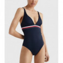Bañador Mujer TOMMY HILFIGER Triangle One Piece Rp