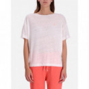 Top Mujer TOMMY HILFIGER Relaxed Linen Open-nk Top Ss