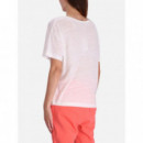 Top Mujer TOMMY HILFIGER Relaxed Linen Open-nk Top Ss