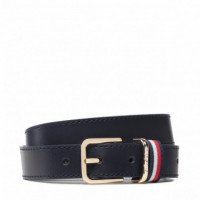 Cinturon Mujer TOMMY HILFIGER Square Buckle Signature. 2.5