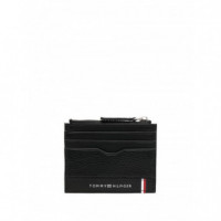 TOMMY HILFIGER - TH CENTRAL CC HOLDER WITH ZIP - F|AM0AM10236/BDS
