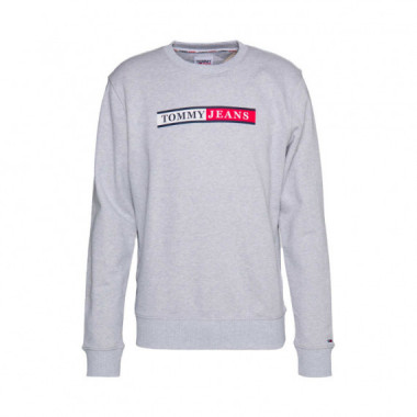 Sudadera Tommy Jeans Graphic Silver