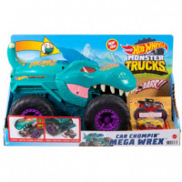 HOT WHEELS Monster Trucks Mega Rex Mastica Coches