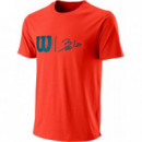 Camiseta Wilson Bela Tech Tee Fiesta  WILSON PADEL