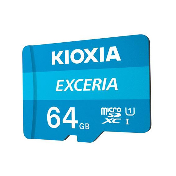 KIOXIA Micro Sd 64GB Exceria Uhs-i C10 R100 Mas Adaptador