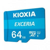 KIOXIA Micro Sd 64GB Exceria Uhs-i C10 R100 Mas Adaptador