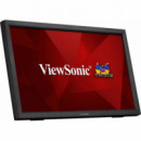 VIEWSONIC Monitor Led 22 TD2223 Tactil Negro VGA/DVI/HDMI/1920X1080/FHD/5MS/75HZ/VESA 100X100