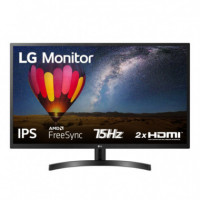 LG Monitor Led 31,5 IPS 32MN500M-B 2X HDMI / 5MS / Vesa