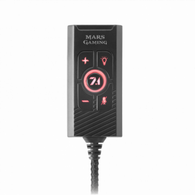 Placa de Som MARS GAMING USB 7.1 MSC2 3.5MM Jack e Ligação à Porta USB