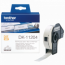 BROTHER Etiquetas DK11204  Etiquetas Precortadas Multipropósito (papel Térmico). 400 Etiquetas Blancas de 17 X 54 Mm