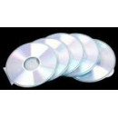 FELLOWES Pack de 5 Carcasas Redondas para CD y DVD