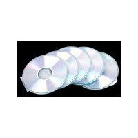 FELLOWES Pack de 5 Carcasas Redondas para CD y DVD