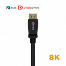 AISENS Cable Displayport 2M 1.4 8K Negro