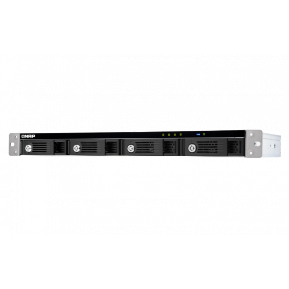 QNAP Unidad de Expansion Nas TR-004U Caja de Expansión de Raid USB 3.2 Gen 1 con Soporte de Rack de 4 Bahías