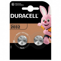 DURACELL DUR20392 Pack de 2 Pilas de Botón de Litio 2032 3V