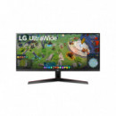 LG Monitor Gaming Ultrapanoramico 29WP60G-B 29 Negro HDMI / 1MS /DP/IPS/75HZ/WFHD