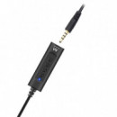 EWENT Adaptador para Auriculares Minijack con Microfono a USB 0.5M