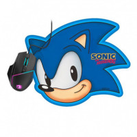 ENERGY SISTEM Pack Esg M2 Sonic Raton Optico Gaming + Alfombrilla 6400DPI/8 Botones/usb/led RGB/XBOX/PS4/PC