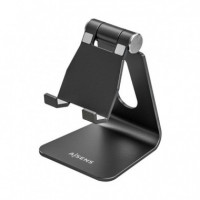 AISENS Soporte Ajustable MS1PM-084 para Smartphone y Tablet Negro