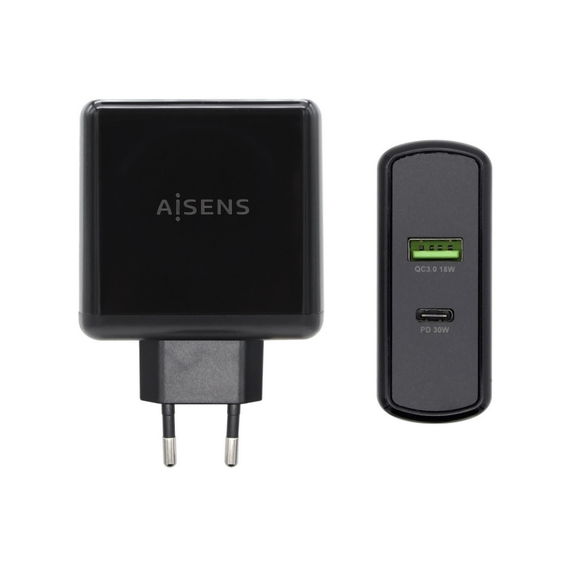 Mini cargador USB, 5V/1A, blanco - AISENS®