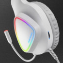MARS GAMING Auriculares con Micro MH222W Blanco