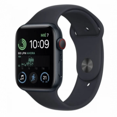 Apple Watch Se 2ndGEN GPS + Cellulaire 44MM Aluminium Midnight (MNPY3TY/A) APPLE