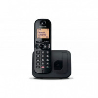 Teléfono Inalámbrico PANASONIC KX-TGC250SPB Negro