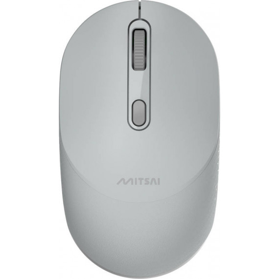 Ratón MITSAI Portable (inalámbrico - Casual - 1600 Dpi - Gris)