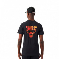 Camiseta Chicago Bulls Nba Neon Fade  NEW ERA