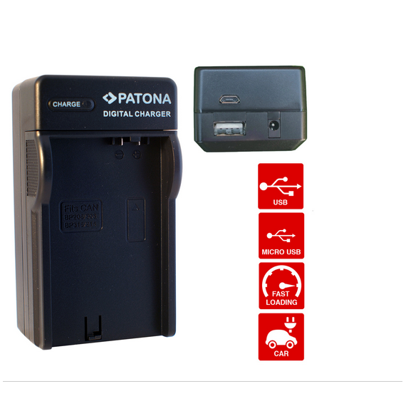 PATONA Cargador de Batería - Fujifilm NP-W126
