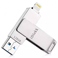 IDISKK 128GB USB 3.0 Pendrive Compatible con Apple