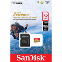 SANDISK Extreme SDSQXAF-032G Tarjeta Microsdxc 100MB/S A1 Clase 10