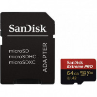 SANDISK Extreme Pro Micro 64GB + Adap A2