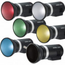 GODOX AD-R14 Reflector con Panal y 5 Filtros de Color