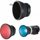 GODOX AD-R14 Reflector con Panal y 5 Filtros de Color