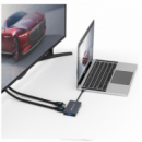 Dock USB-C PHOENIX Multipuerto 5 en 1 HDMI 4K/VGA/USB 3.0 Black