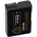 PATONA Protect Battery F. Nikon En-el 14-DECODED 1100MAH 7.4V